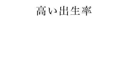 高い出生率